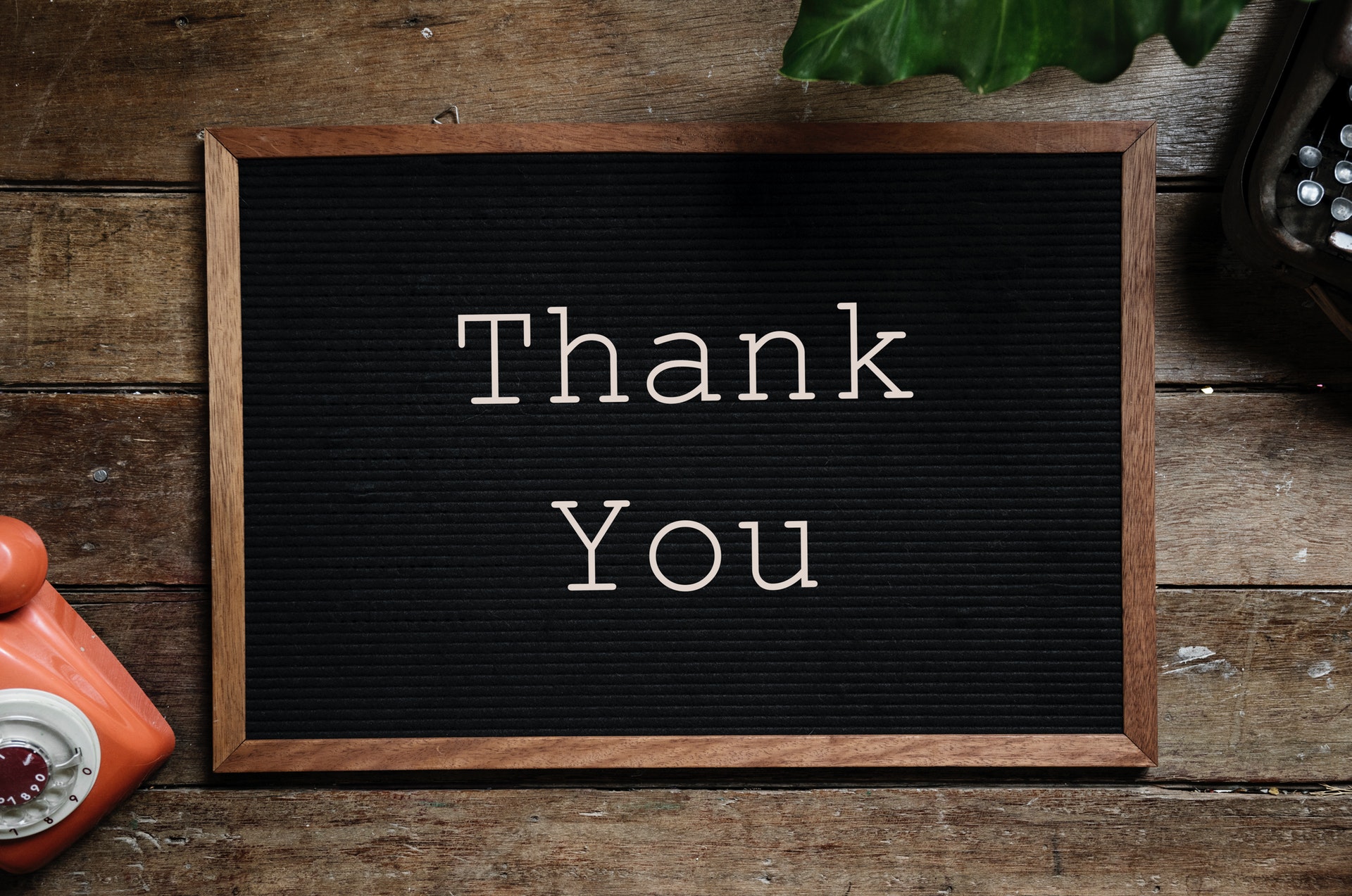 Thank You blackboardcloseupframe908301 Isolated Leadership